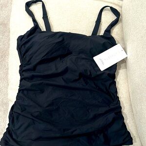 Athleta 38BC Square Neck Bra Cup Tankini Top NWT